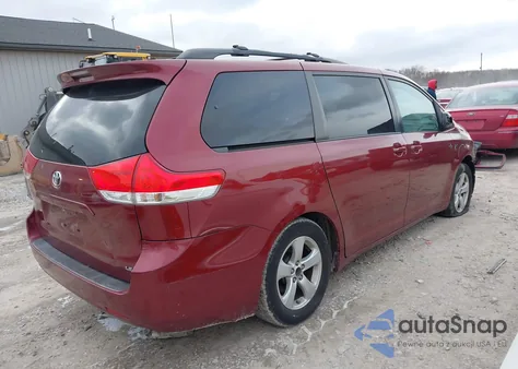 2011 Toyota Sienna Le V6 from USA, damaged, VIN 5TDKK3DC8BS149975